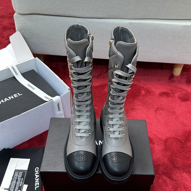 Ch*el leather shoes